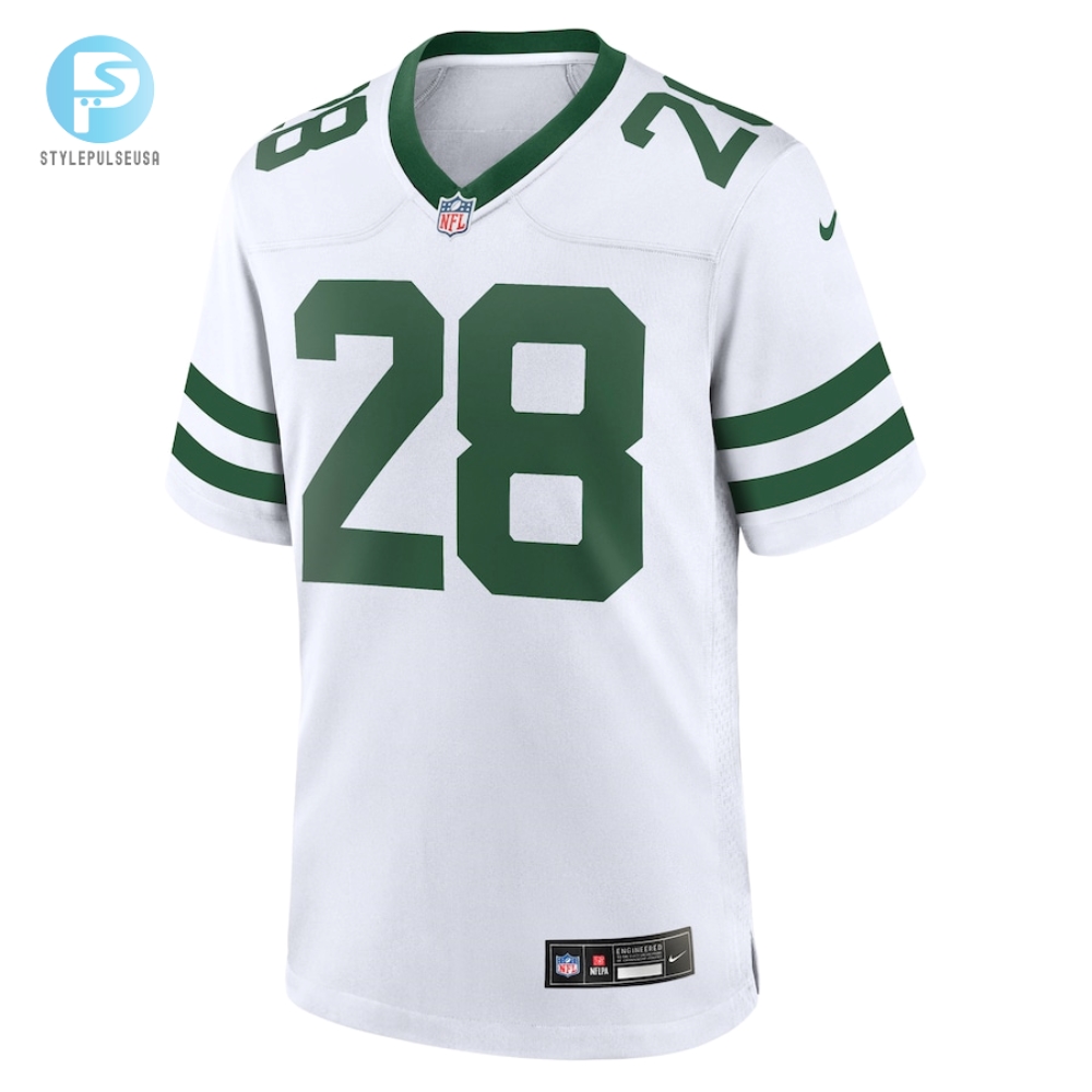 Mens New York Jets Curtis Martin Nike White Legacy Retired Player Game Jersey 
