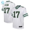 Youth New York Jets Garrett Wilson Nike White Game Jersey stylepulseusa 1