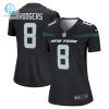 Womens New York Jets Aaron Rodgers Nike Stealth Black Alternate Legend Player Jersey stylepulseusa 1