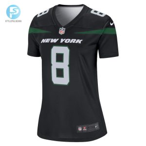 Womens New York Jets Aaron Rodgers Nike Stealth Black Alternate Legend Player Jersey stylepulseusa 1 1