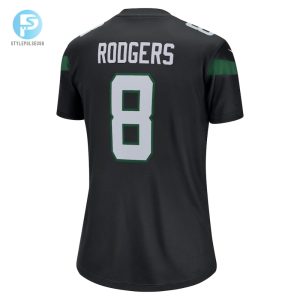 Womens New York Jets Aaron Rodgers Nike Stealth Black Alternate Legend Player Jersey stylepulseusa 1 2