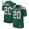 Mens New York Jets Breece Hall Nike Green Player Game Jersey stylepulseusa 1