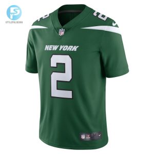 Mens New York Jets Zach Wilson Nike Gotham Green Vapor Limited Jersey stylepulseusa 1 1