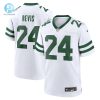 Mens New York Jets Darrelle Revis Nike White Legacy Retired Player Game Jersey stylepulseusa 1