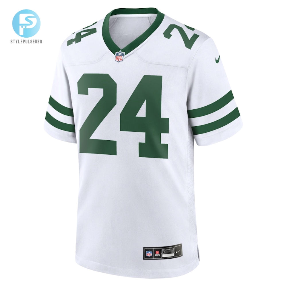 Mens New York Jets Darrelle Revis Nike White Legacy Retired Player Game Jersey 
