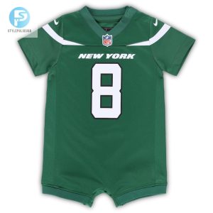 Newborn Infant New York Jets Aaron Rodgers Nike Green Game Romper Jersey stylepulseusa 1 1