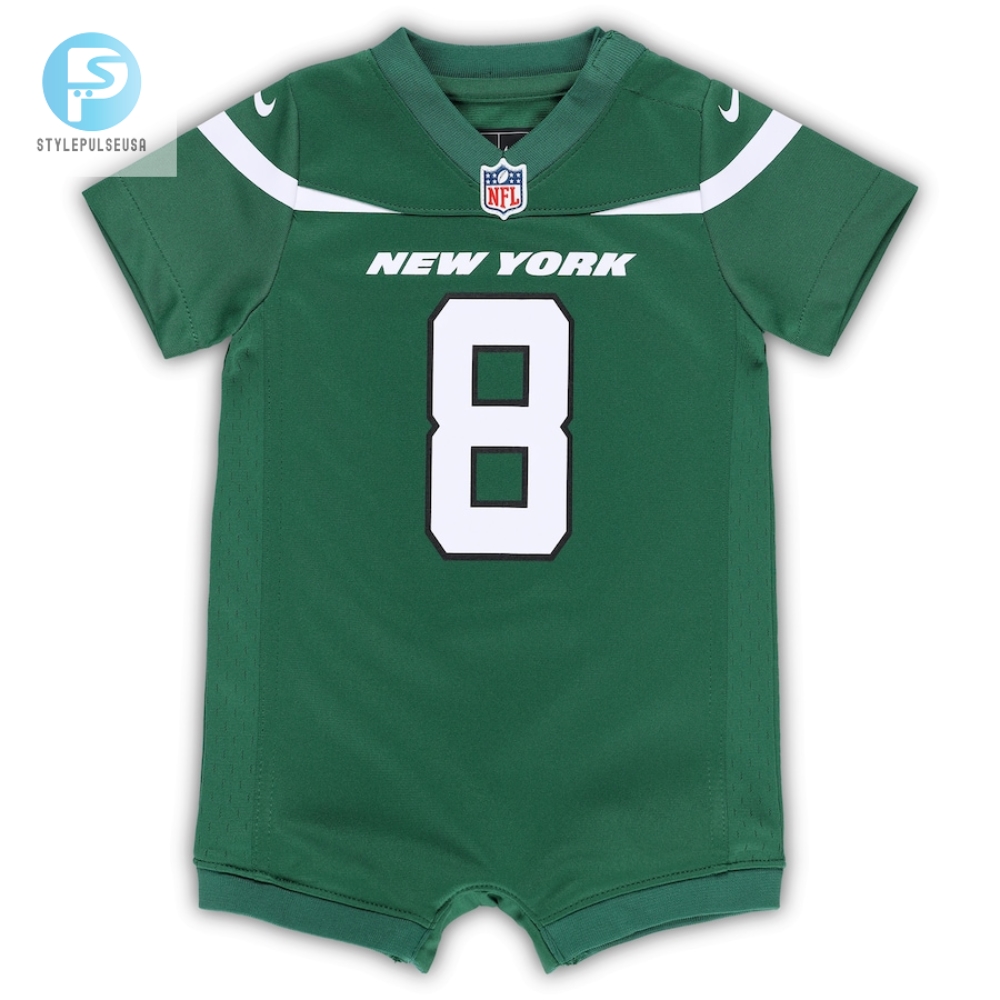 Newborn  Infant New York Jets Aaron Rodgers Nike Green Game Romper Jersey 