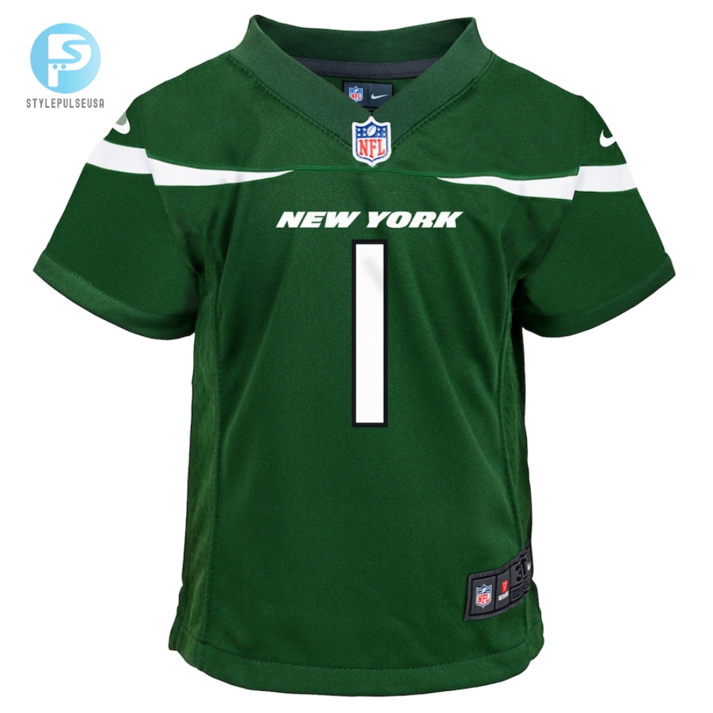 Toddler New York Jets Ahmad Sauce Gardner Nike Green Game Jersey 