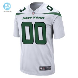 Mens New York Jets Nike White Custom Game Jersey stylepulseusa 1 1