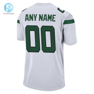 Mens New York Jets Nike White Custom Game Jersey stylepulseusa 1 2