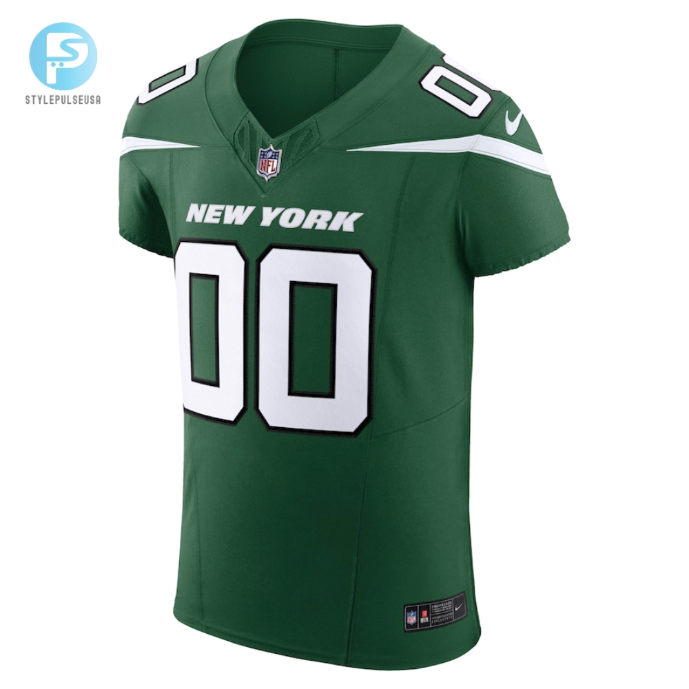 Mens New York Jets Nike Gotham Green Vapor F.U.S.E. Elite Custom Jersey 
