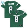 Toddler New York Jets Aaron Rodgers Nike Gotham Green Game Jersey stylepulseusa 1