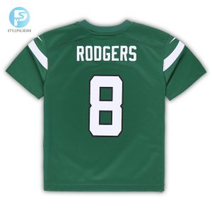 Toddler New York Jets Aaron Rodgers Nike Gotham Green Game Jersey stylepulseusa 1 2