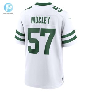 Mens New York Jets C.J. Mosley Nike White Legacy Player Game Jersey stylepulseusa 1 2