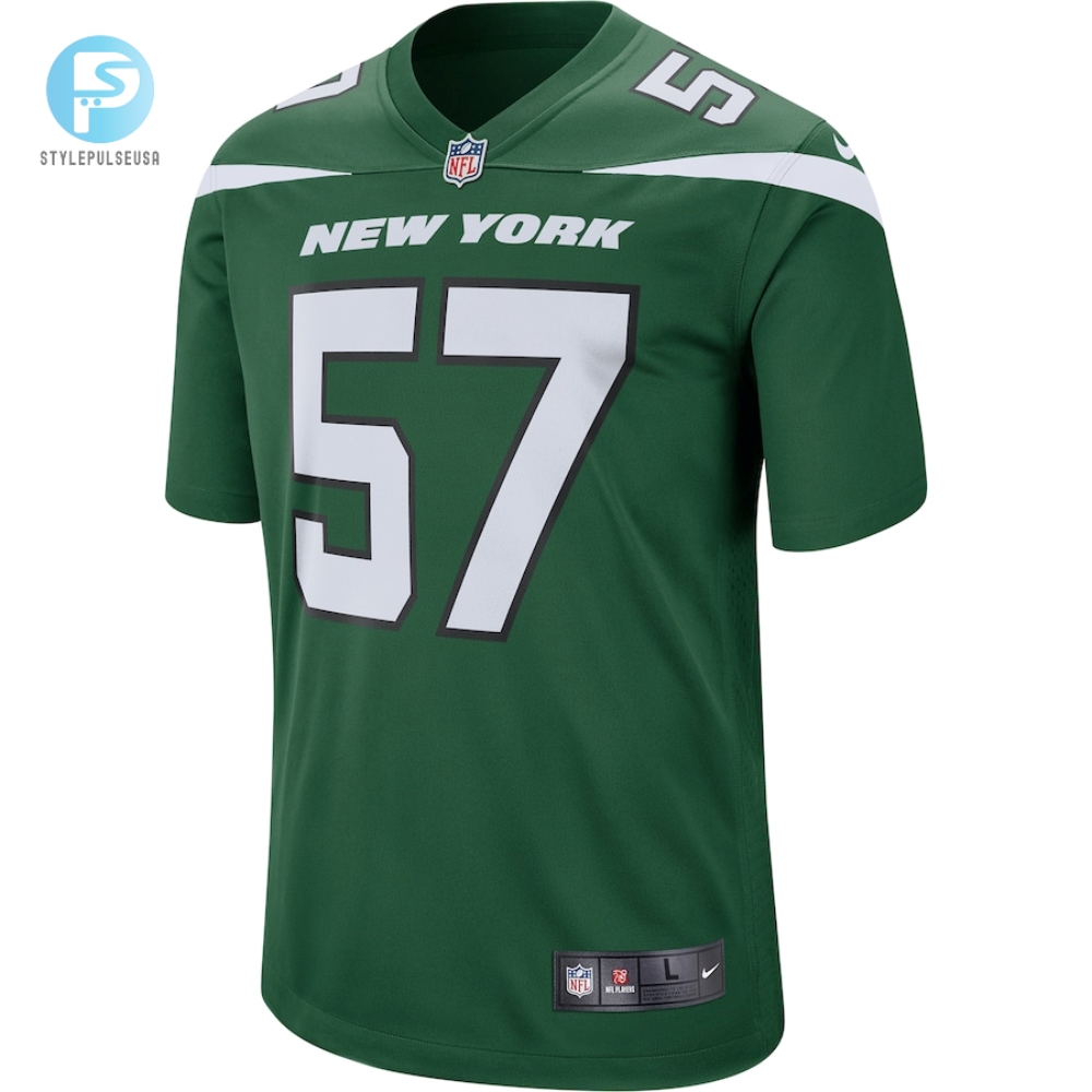 Mens New York Jets C.J. Mosley Nike Gotham Green Game Jersey 