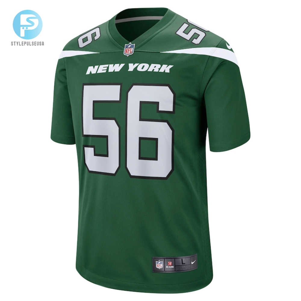 Mens New York Jets Quincy Williams Nike Gotham Green Game Jersey 