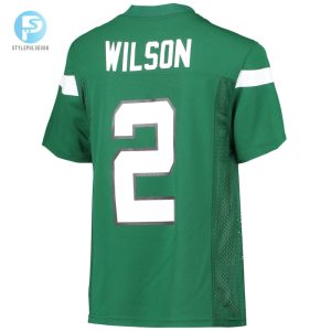 Youth New York Jets Zach Wilson Green Replica Player Jersey stylepulseusa 1 2