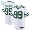 Mens New York Jets Mark Gastineau Nike White Legacy Retired Player Game Jersey stylepulseusa 1