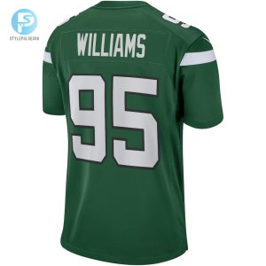 Mens New York Jets Quinnen Williams Nike Gotham Green Game Jersey stylepulseusa 1 2