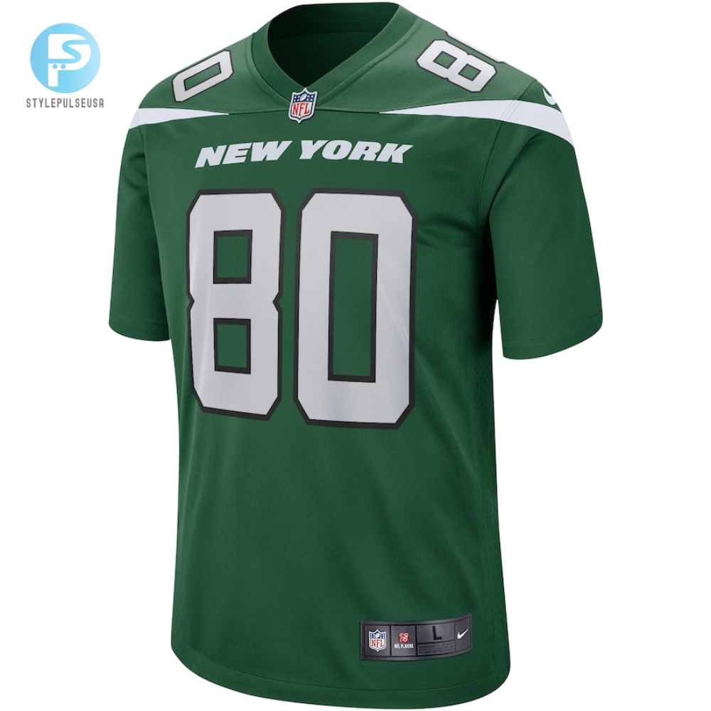 Mens New York Jets Wayne Chrebet Nike Gotham Green Game Retired Player Jersey 