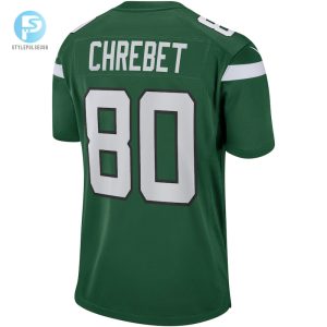 Mens New York Jets Wayne Chrebet Nike Gotham Green Game Retired Player Jersey stylepulseusa 1 2