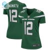 Womens New York Jets Joe Namath Nike Gotham Green Game Retired Player Jersey stylepulseusa 1