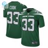 Mens New York Jets Dalvin Cook Nike Gotham Green Game Player Jersey stylepulseusa 1