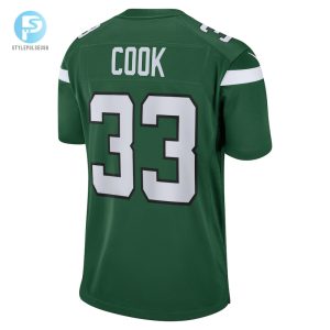 Mens New York Jets Dalvin Cook Nike Gotham Green Game Player Jersey stylepulseusa 1 2