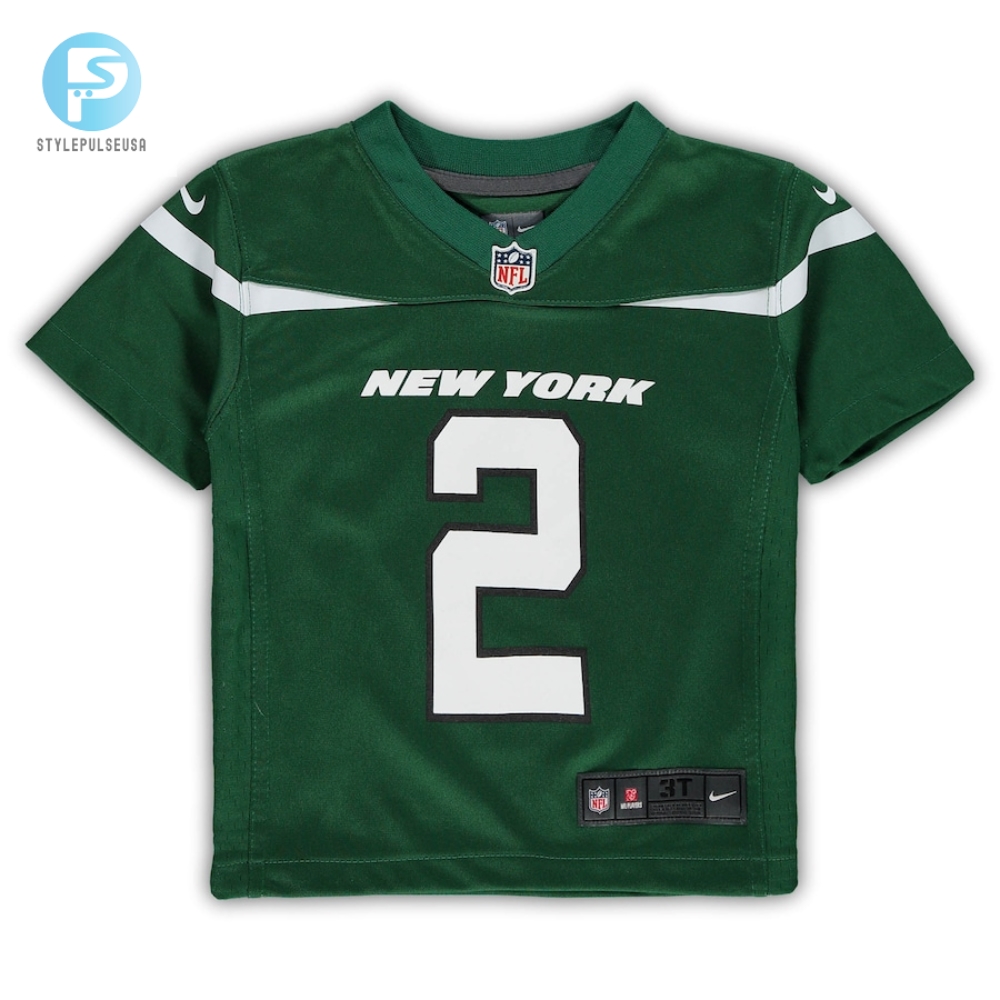 Toddler New York Jets Zach Wilson Nike Green Game Jersey 