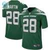 Mens New York Jets Curtis Martin Nike Gotham Green Game Retired Player Jersey stylepulseusa 1