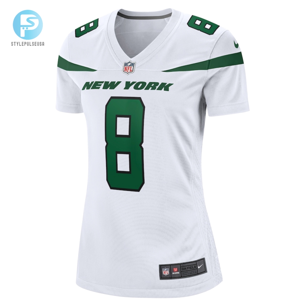 Womens New York Jets Aaron Rodgers Nike White Player Jersey 
