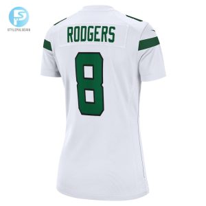 Womens New York Jets Aaron Rodgers Nike White Player Jersey stylepulseusa 1 2