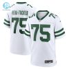 Mens New York Jets Alijah Veratucker Nike White Legacy Player Game Jersey stylepulseusa 1