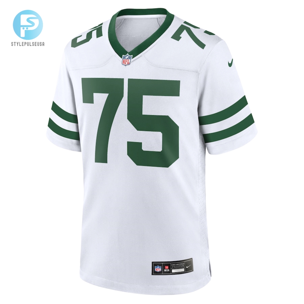 Mens New York Jets Alijah Veratucker Nike White Legacy Player Game Jersey 