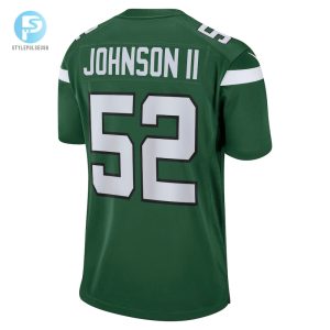 Mens New York Jets Jermaine Johnson Ii Nike Green Player Game Jersey stylepulseusa 1 2