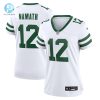 Womens New York Jets Joe Namath Nike White Legacy Retired Player Game Jersey stylepulseusa 1