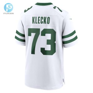 Mens New York Jets Joe Klecko Nike White Legacy Retired Player Game Jersey stylepulseusa 1 2