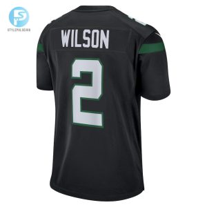 Youth New York Jets Zach Wilson Nike Black Game Jersey stylepulseusa 1 2