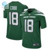 Mens New York Jets Randall Cobb Nike Gotham Green Game Jersey stylepulseusa 1