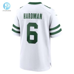 Mens New York Jets Mecole Hardman Nike White Legacy Player Game Jersey stylepulseusa 1 2