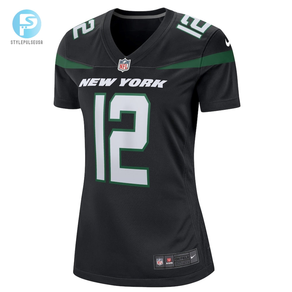 Womens New York Jets Joe Namath Nike Black Retired Player Jersey 