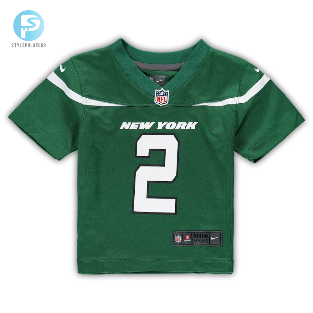 Infant New York Jets Zach Wilson Nike Gotham Green Game Jersey 