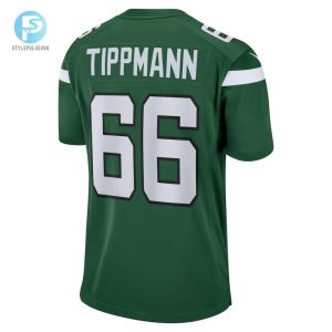 Mens New York Jets Joe Tippmann Nike Gotham Green Game Jersey stylepulseusa 1 2