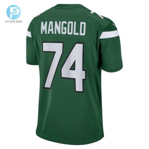 Mens New York Jets Nick Mangold Nike Gotham Green Retired Player Jersey stylepulseusa 1 2