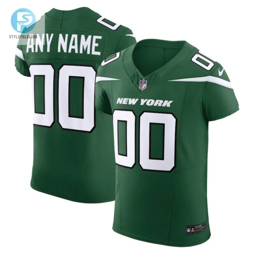 Mens New York Jets Nike Gotham Green Vapor F.U.S.E. Elite Custom Jersey stylepulseusa 1 3
