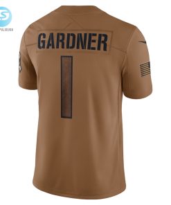 Mens New York Jets Ahmad Sauce Gardner Nike Brown 2023 Salute To Service Limited Jersey stylepulseusa 1 5