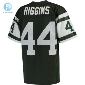 Mens New York Jets John Riggins Mitchell Ness Green Retired Player Legacy Replica Jersey stylepulseusa 1 2