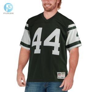 Mens New York Jets John Riggins Mitchell Ness Green Retired Player Legacy Replica Jersey stylepulseusa 1 3