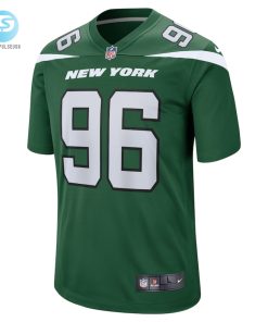 Mens New York Jets Al Woods Nike Gotham Green Game Jersey stylepulseusa 1 1
