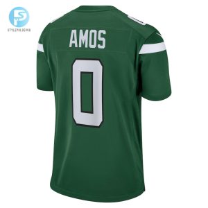 Mens New York Jets Adrian Amos Nike Gotham Green Game Jersey stylepulseusa 1 2